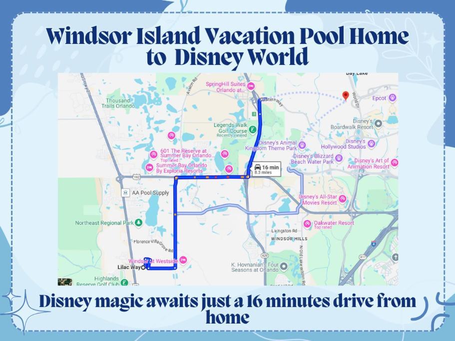 Windsor Island Vacation Pool Home Davenport Exterior foto